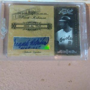SOLD!  Frank Robinson Autograph Card Sold at recent Burbank Card show in Anaheim